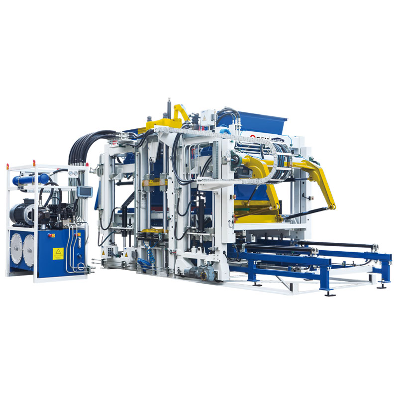 Quels types de produits la machine de fabrication de blocs QGM peut-elle produire pour les marchés de la construction ?